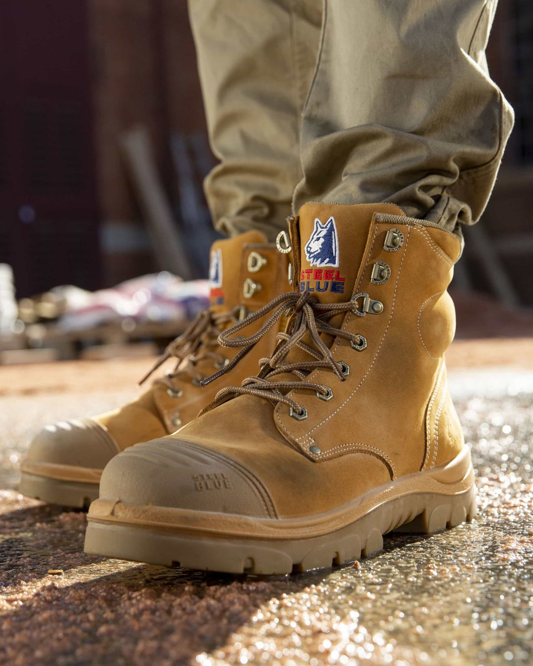 steel blue safety boots australia mens work boots