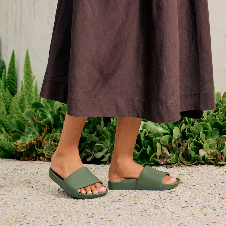 Archies Arch Support Slides Olive