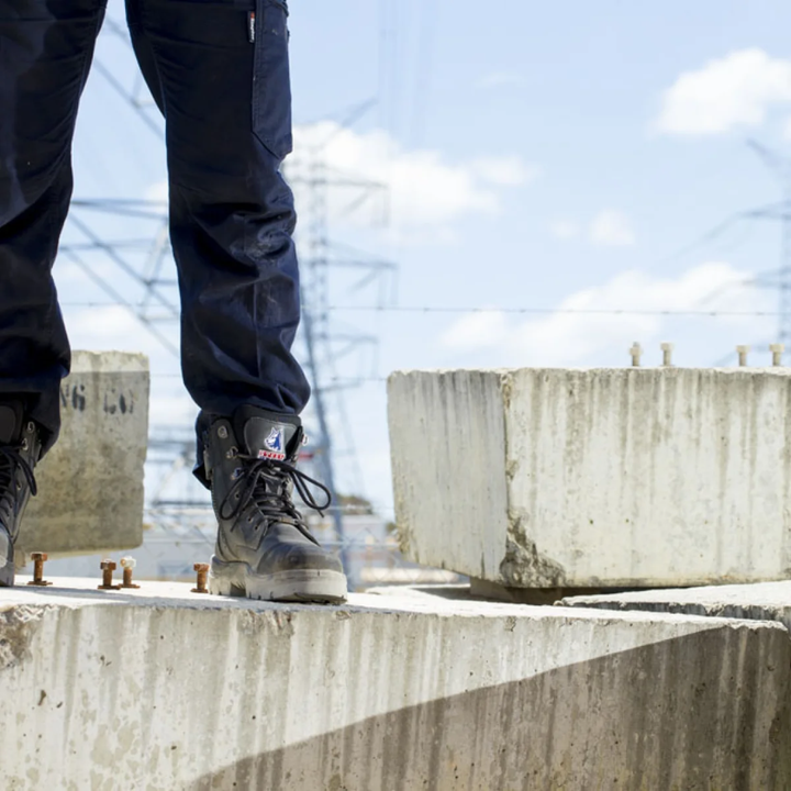 Steel Blue Southern Cross Side Zip Steel Cap Boot