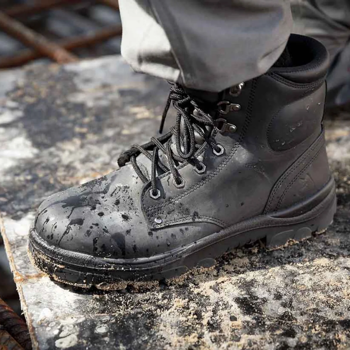 Steel Blue Argyle Composite Safety Boot (Scuff Cap)