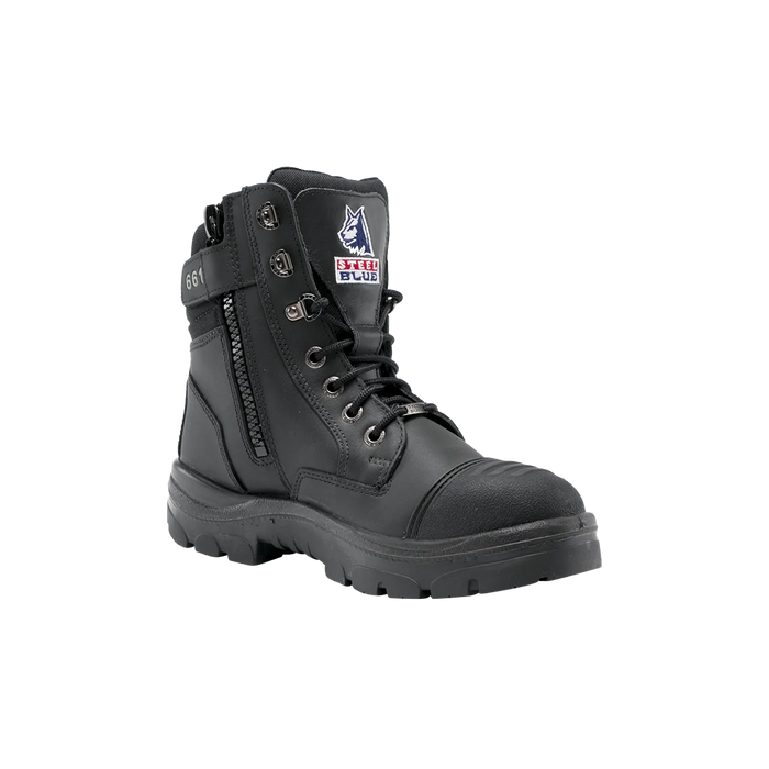 Steel Blue Southern Cross Men's Side Zip Steel Cap Boot