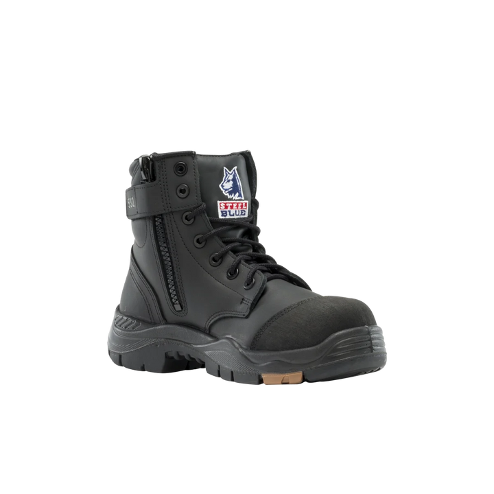 Steel Blue Argyle Composite Safety Boot (Scuff Cap)