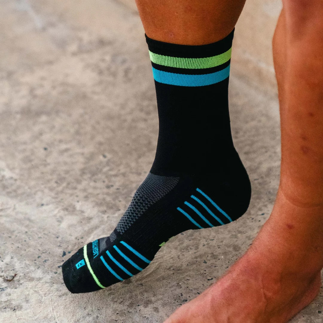 Lightfeet Performance Sock (2 Stripe) Crew