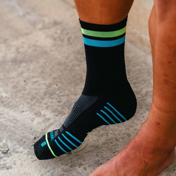 Lightfeet Performance Sock (2 Stripe) Crew