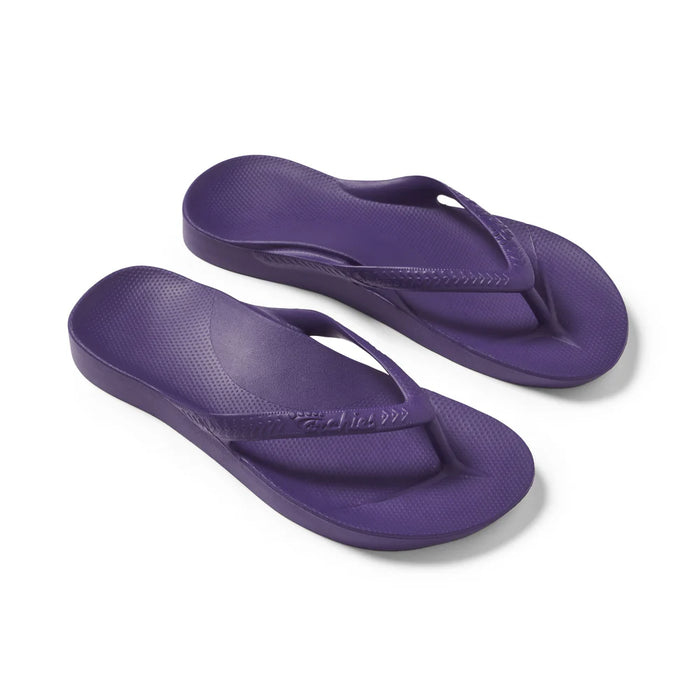 Archies Arch Support Thongs Acai Purple
