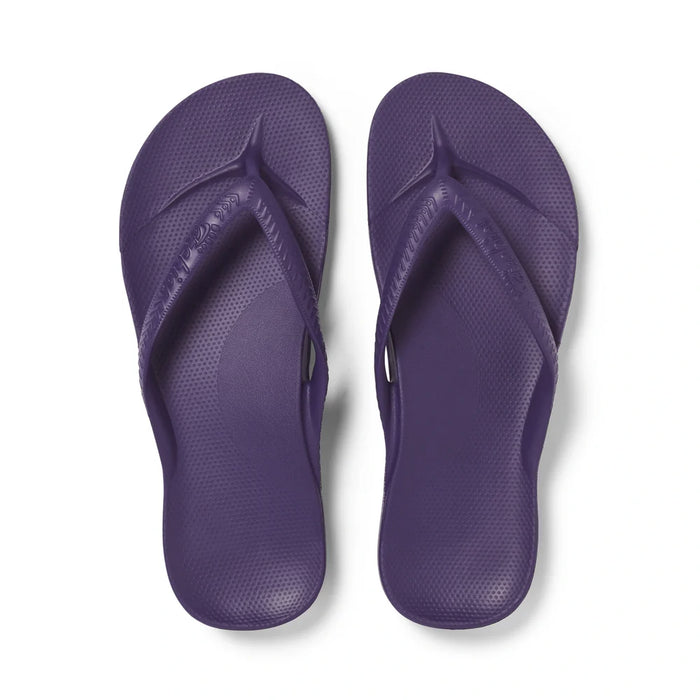 Archies Arch Support Thongs Acai Purple