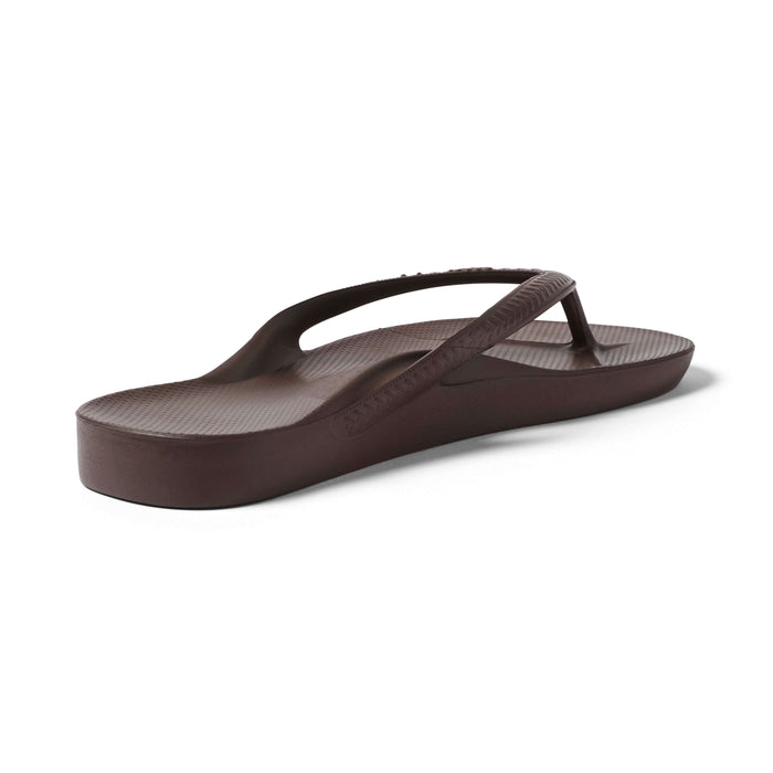 Archies Arch Support Thongs Brown