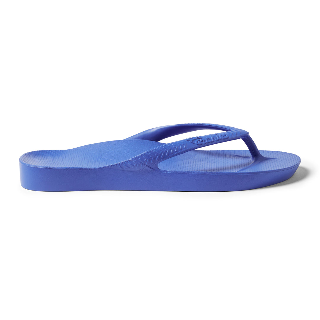 Archies Arch Support Thongs Royal Blue