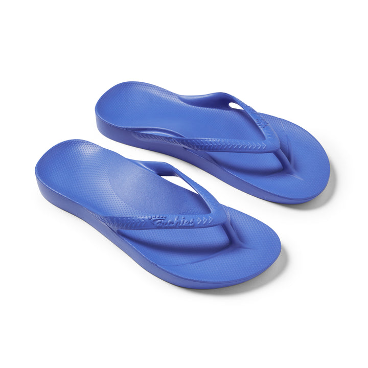 Archies Arch Support Thongs Royal Blue