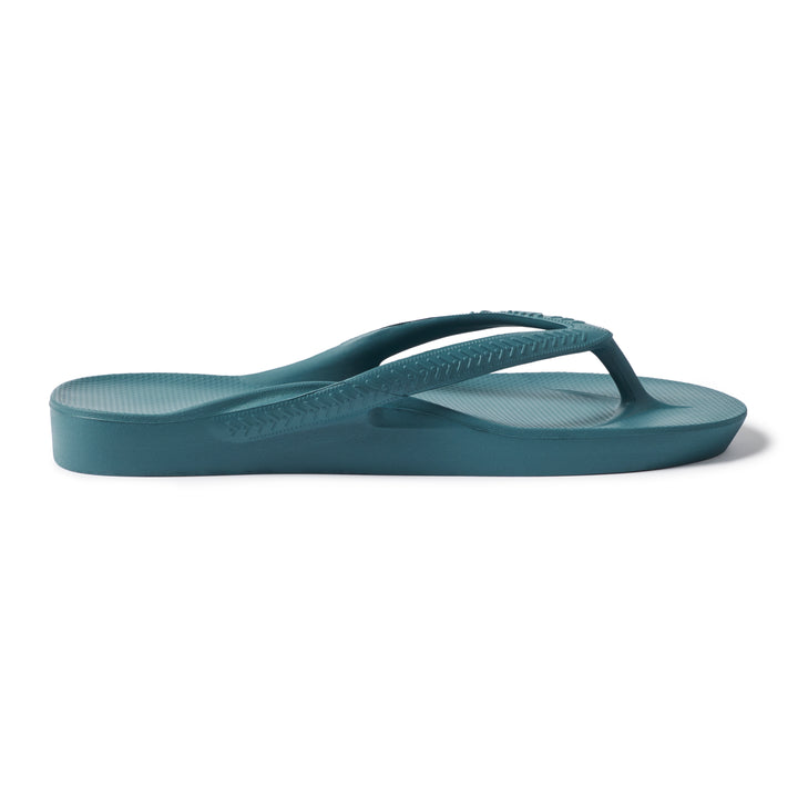 Archies Arch Support Thongs Teal