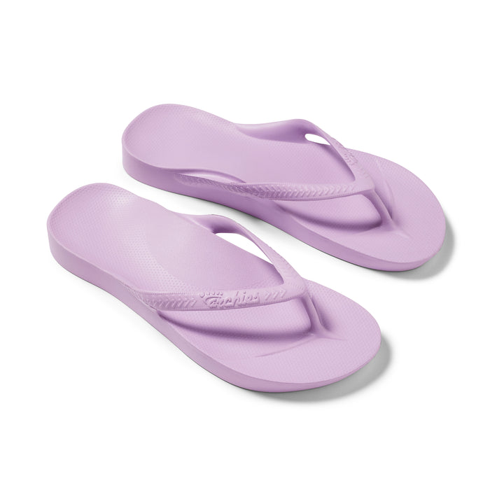 Archies Arch Support Thongs Lilac