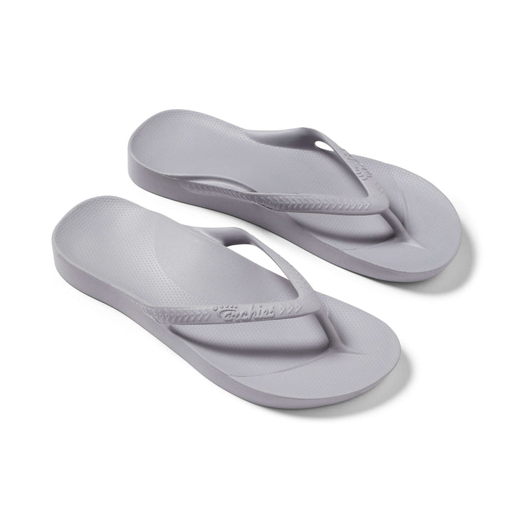 Archies Arch Support Thongs Grey