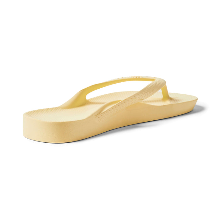 Archies Arch Support Thongs Lemon