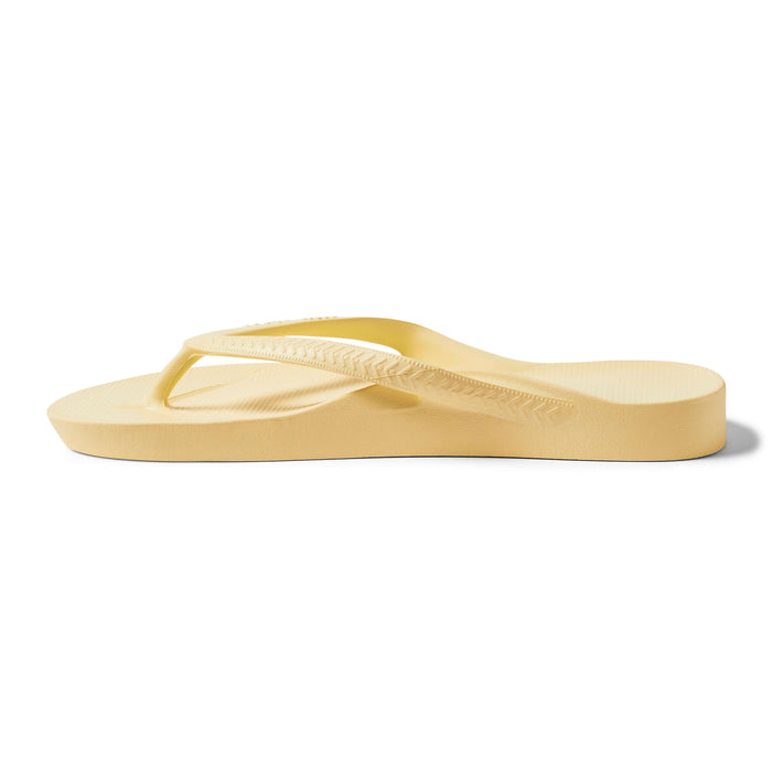 Archies Arch Support Thongs Lemon