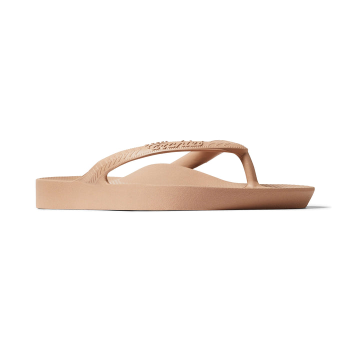 Archies Arch Support Thongs Tan