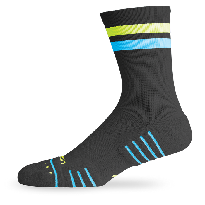 Lightfeet Performance Sock (2 Stripe) Crew