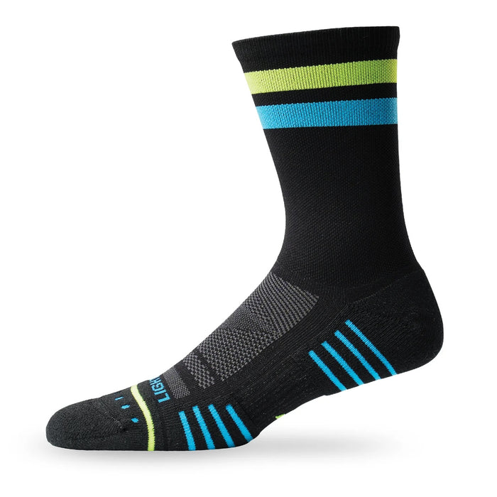 Lightfeet Performance Sock (2 Stripe) Crew