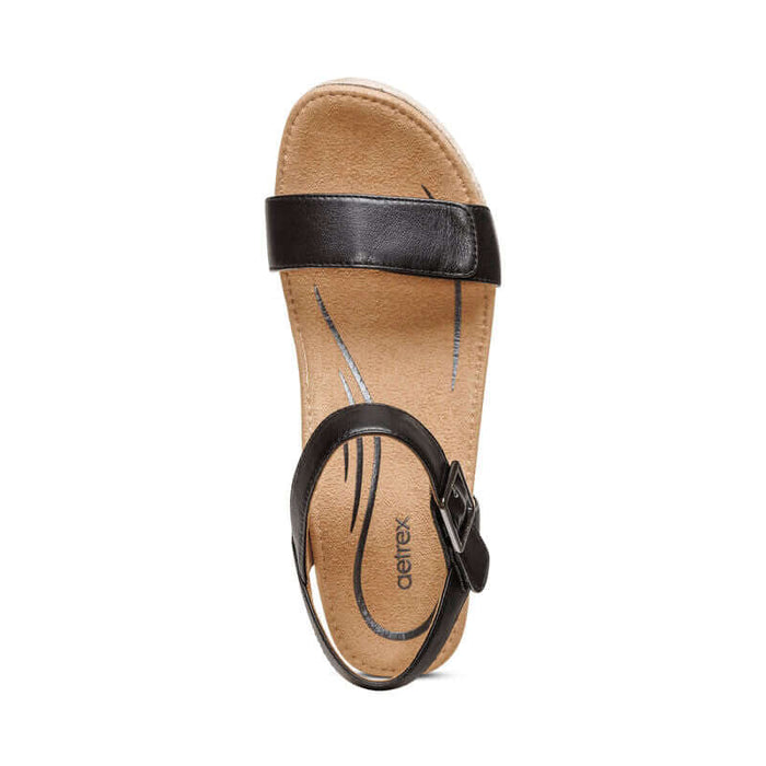 Aetrex Sydney Espadrille Wedge