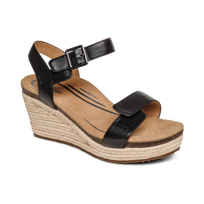 Aetrex Sydney Espadrille Wedge