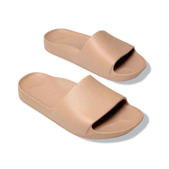 Archies Arch Support Slides Tan