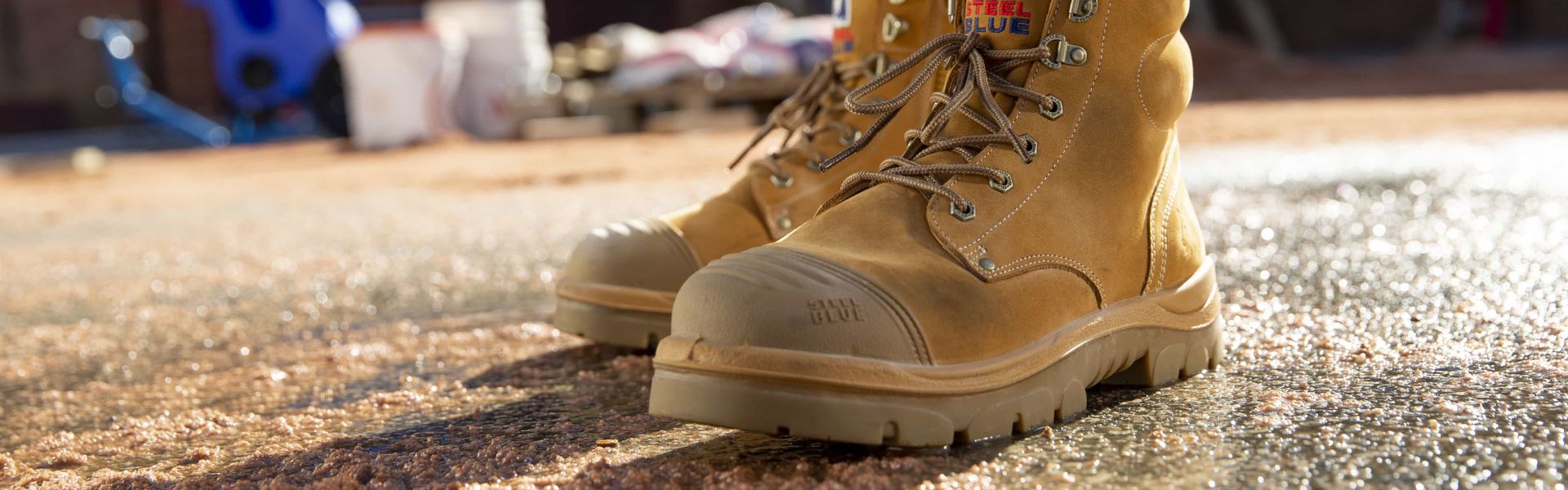 Steel Blue Safety Boots Work Footwear Steel Blue Shoes Australia