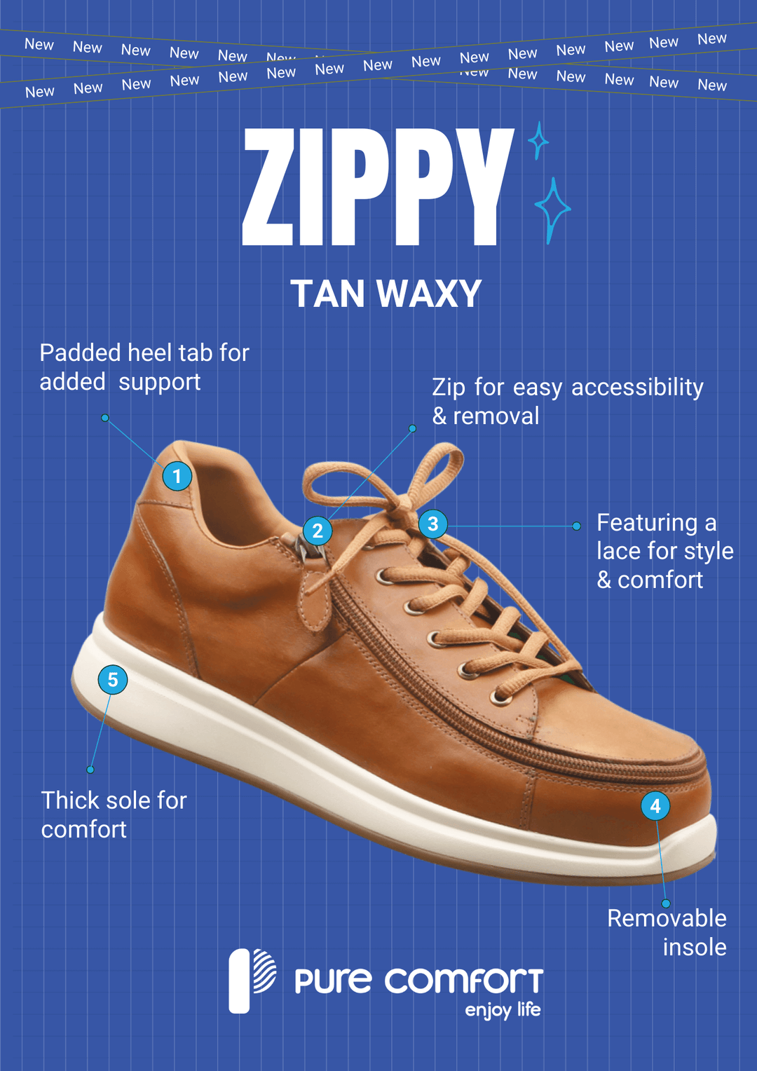 Pure Comfort Zippy Women&