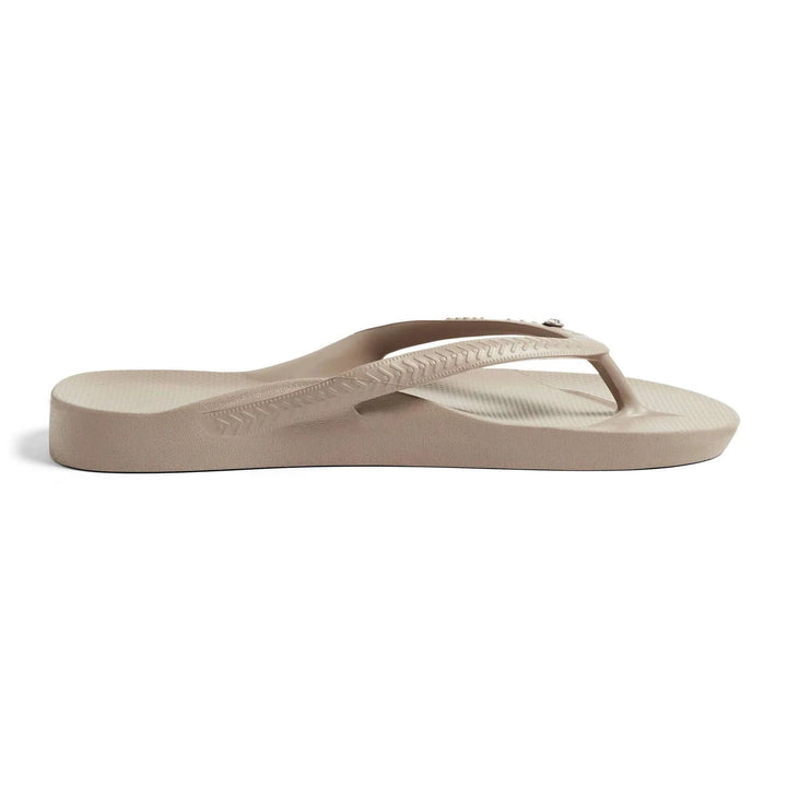 Archies Arch Support Thongs Crystal Taupe
